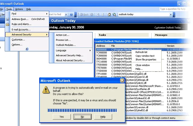 Advanced Security for Outlook Ảnh chụp màn hình 1