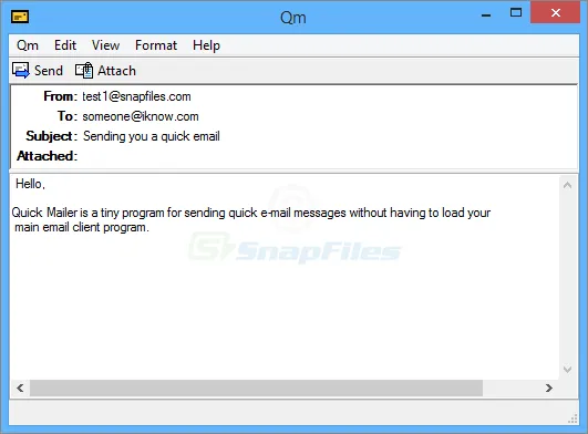 Qm - The Quick Mailer Ảnh chụp màn hình 1