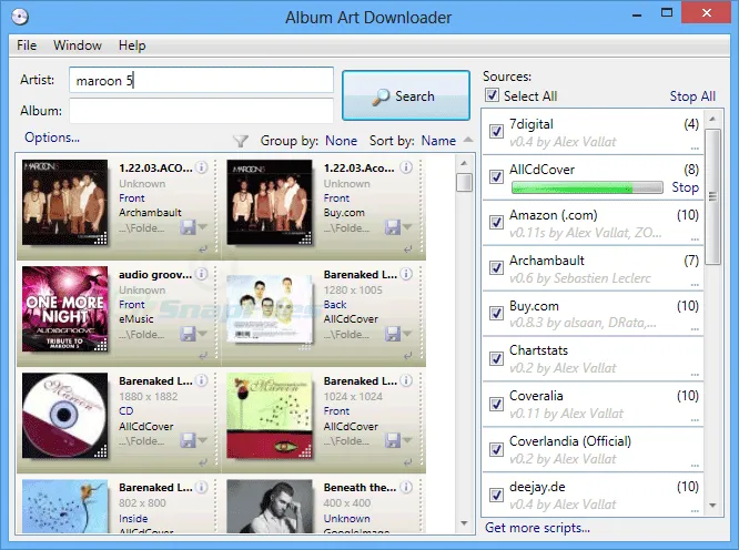 Album Art Downloader XUI Ảnh chụp màn hình 1