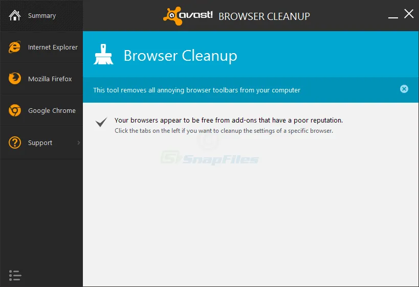 Avast Browser Cleanup Tool Ảnh chụp màn hình 1