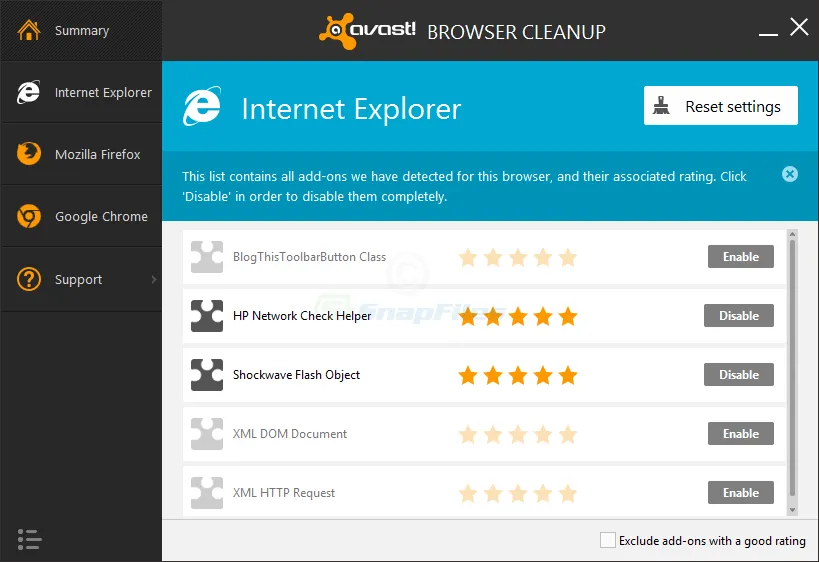 Avast Browser Cleanup Tool Ảnh chụp màn hình 2