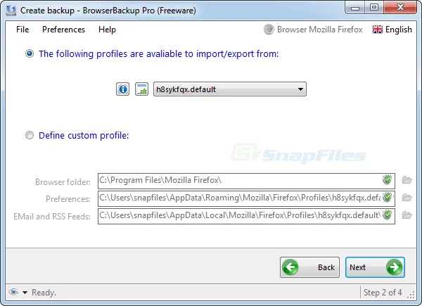 BrowserBackup Pro Ảnh chụp màn hình 2