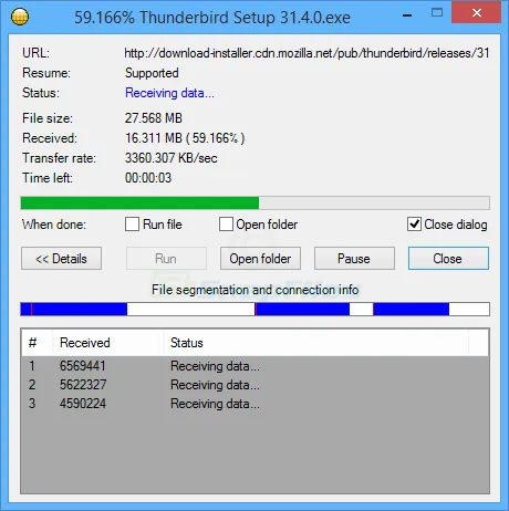 Download Accelerator Manager Ảnh chụp màn hình 2