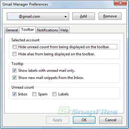 Gmail Manager Ảnh chụp màn hình 2