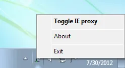 IE Proxy Toggle Ảnh chụp màn hình 1