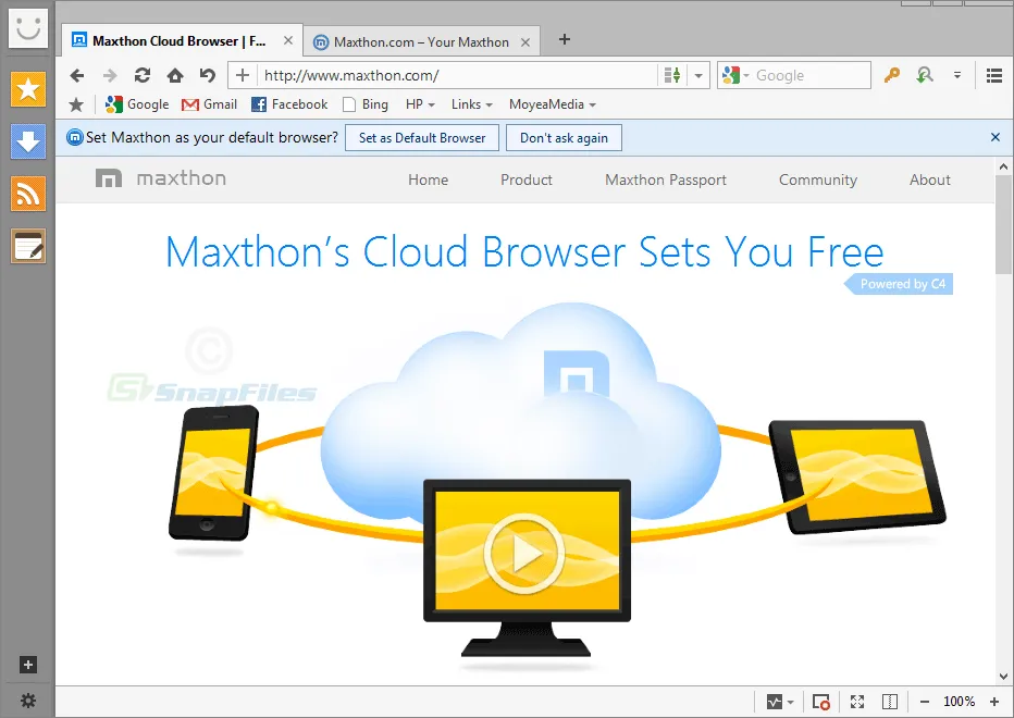 Maxthon Ảnh chụp màn hình 1