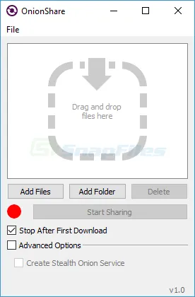 OnionShare Ảnh chụp màn hình 1