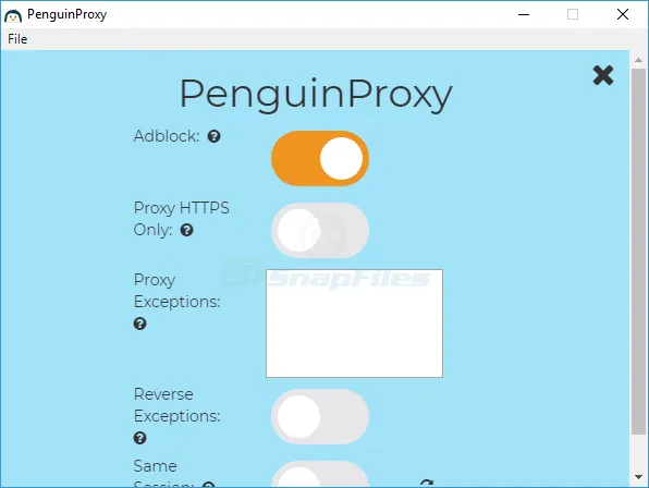 PenguinProxy Ảnh chụp màn hình 2