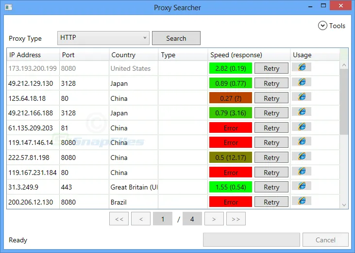 Burds Proxy Searcher Ảnh chụp màn hình 1