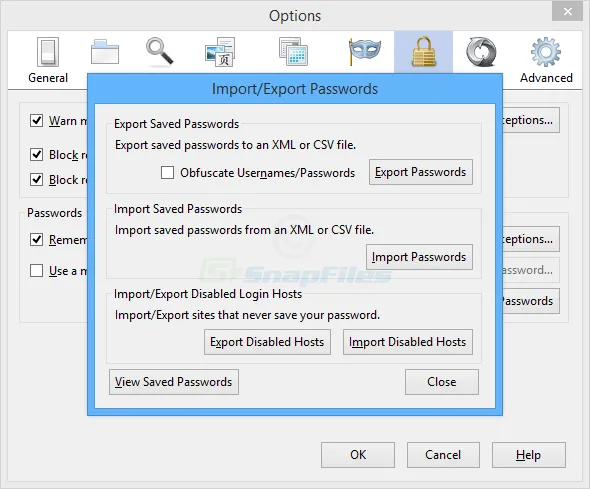 Firefox Password Exporter Ảnh chụp màn hình 1