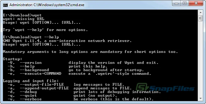 WGET Ảnh chụp màn hình 1