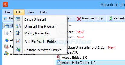 Absolute Uninstaller Ảnh chụp màn hình 2