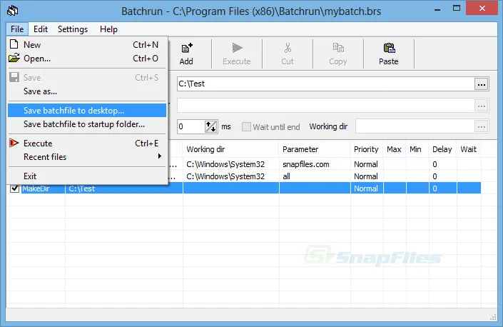 Batchrun Ảnh chụp màn hình 2