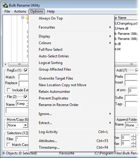 Bulk Rename Utility Ảnh chụp màn hình 2