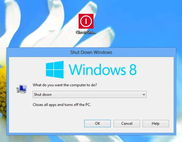 Classic Shutdown Ảnh chụp màn hình 1