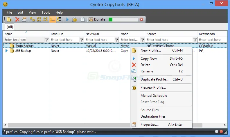 Cyotec CopyTools Ảnh chụp màn hình 1