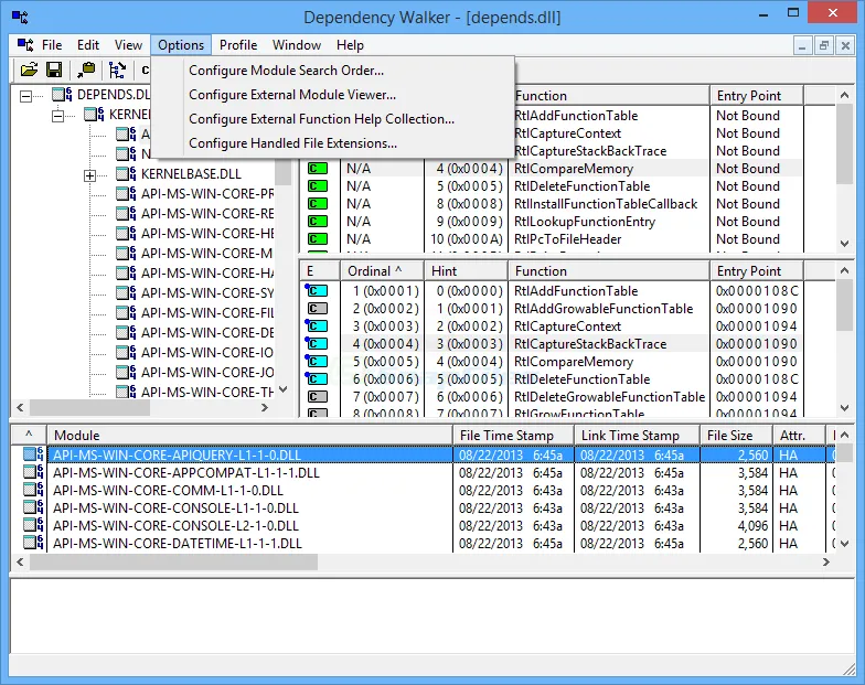 Dependency Walker Ảnh chụp màn hình 2