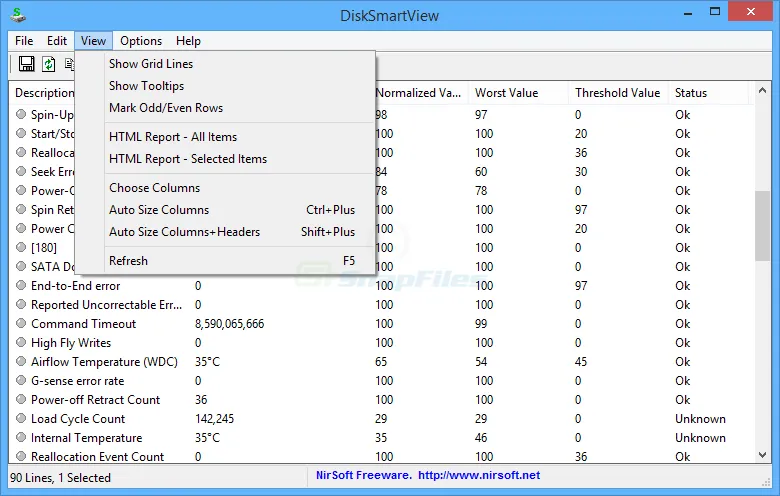 DiskSmartView Ảnh chụp màn hình 2