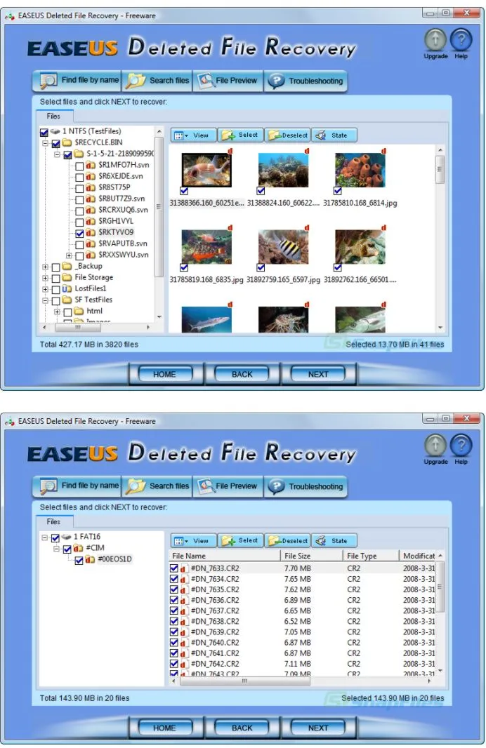 EaseUS Deleted File Recovery Ảnh chụp màn hình 2