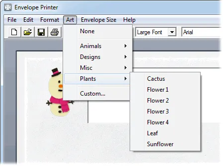 Envelope Printer Lite Ảnh chụp màn hình 2