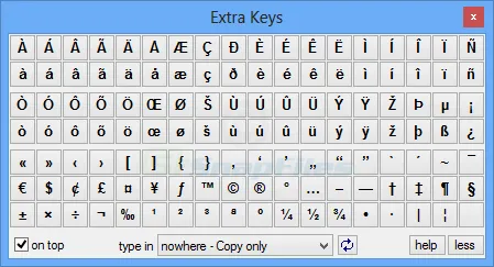 Extra Keys Ảnh chụp màn hình 2