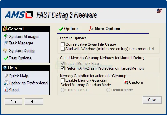 Fast Defrag Standard Ảnh chụp màn hình 2