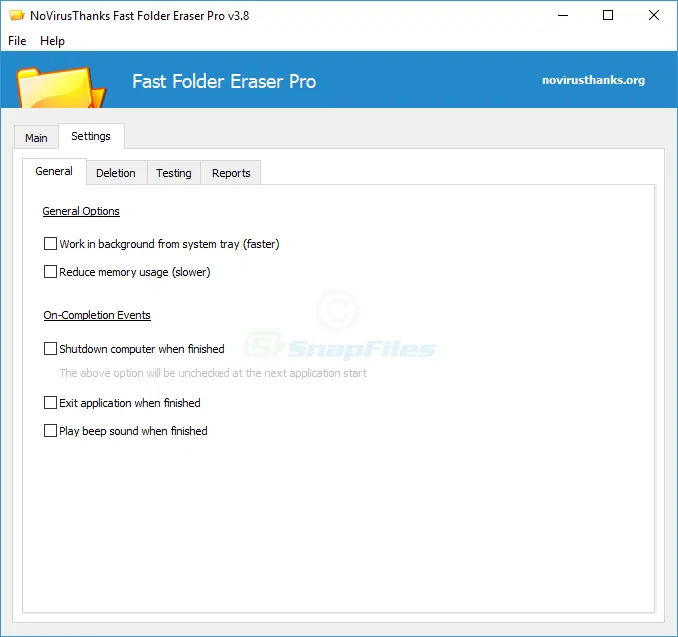 Fast Folder Eraser Pro Ảnh chụp màn hình 2