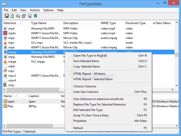 FileTypesMan Ảnh chụp màn hình 1