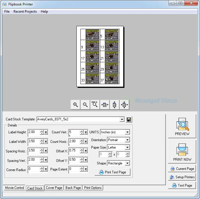 Flipbook Printer Ảnh chụp màn hình 2