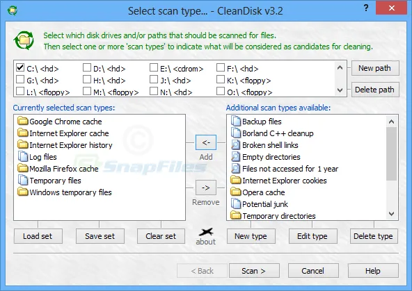 FMJ CleanDisk Ảnh chụp màn hình 1