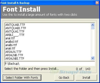 Font Install & Backup Ảnh chụp màn hình 2