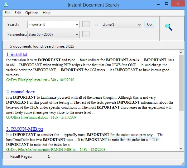 Instant Document Search Ảnh chụp màn hình 1