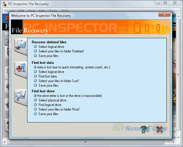 PC Inspector File Recovery Ảnh chụp màn hình 2