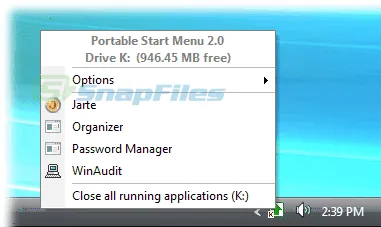 Portable Start Menu Ảnh chụp màn hình 1