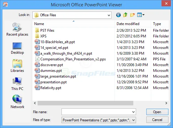 Microsoft PowerPoint Viewer 2007 Ảnh chụp màn hình 1