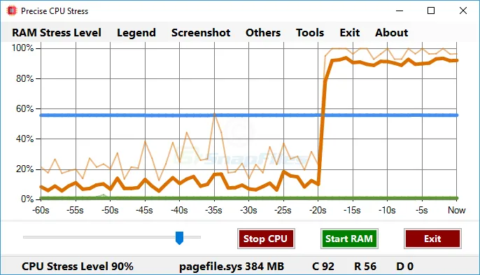 Precise CPU Stress Ảnh chụp màn hình 1