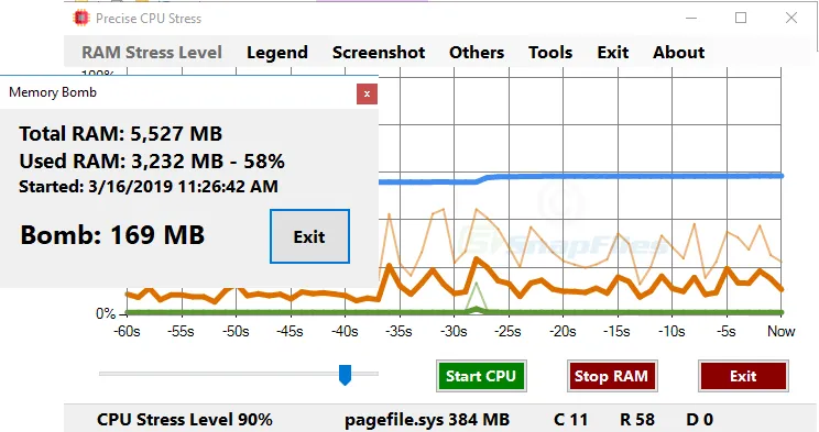 Precise CPU Stress Ảnh chụp màn hình 2