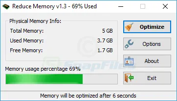 Reduce Memory Ảnh chụp màn hình 1