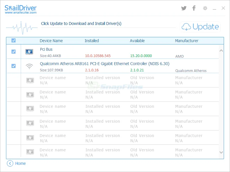 SnailDriver Ảnh chụp màn hình 1