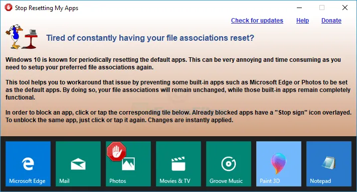 Stop Resetting My Apps Ảnh chụp màn hình 1