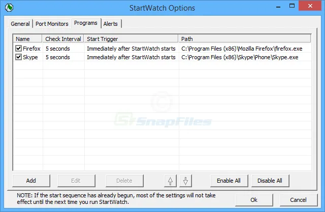 StartWatch Ảnh chụp màn hình 2