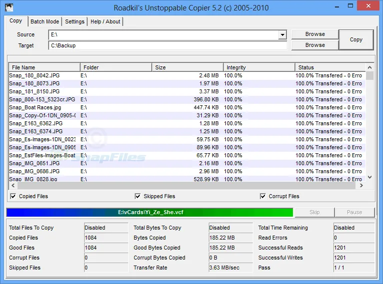 Unstoppable Copier Ảnh chụp màn hình 1