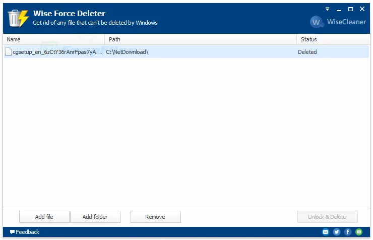 Wise Force Deleter Ảnh chụp màn hình 2