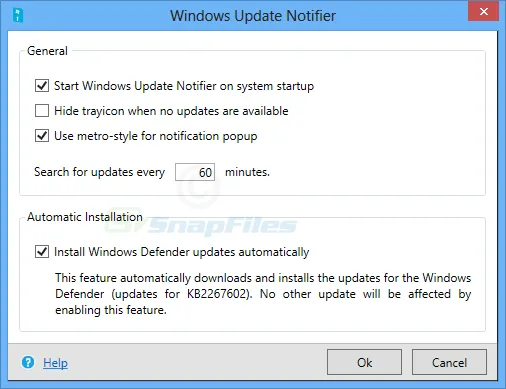 Windows Update Notifier Ảnh chụp màn hình 1