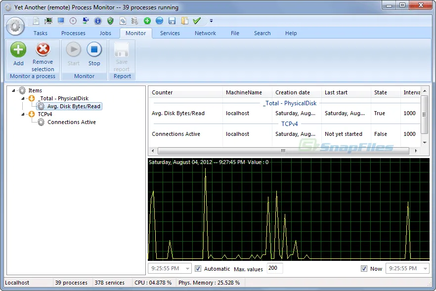 Yet Another Process Monitor Ảnh chụp màn hình 2