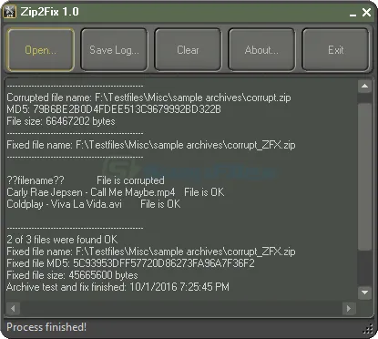 Zip2Fix Ảnh chụp màn hình 2